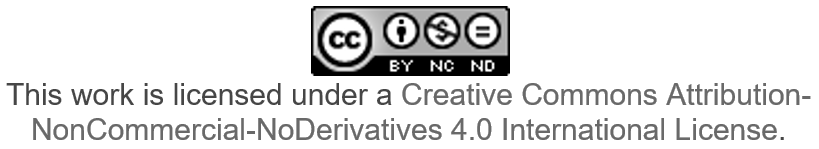 Creative Commons BY-NC-ND 4.0 licence symbol